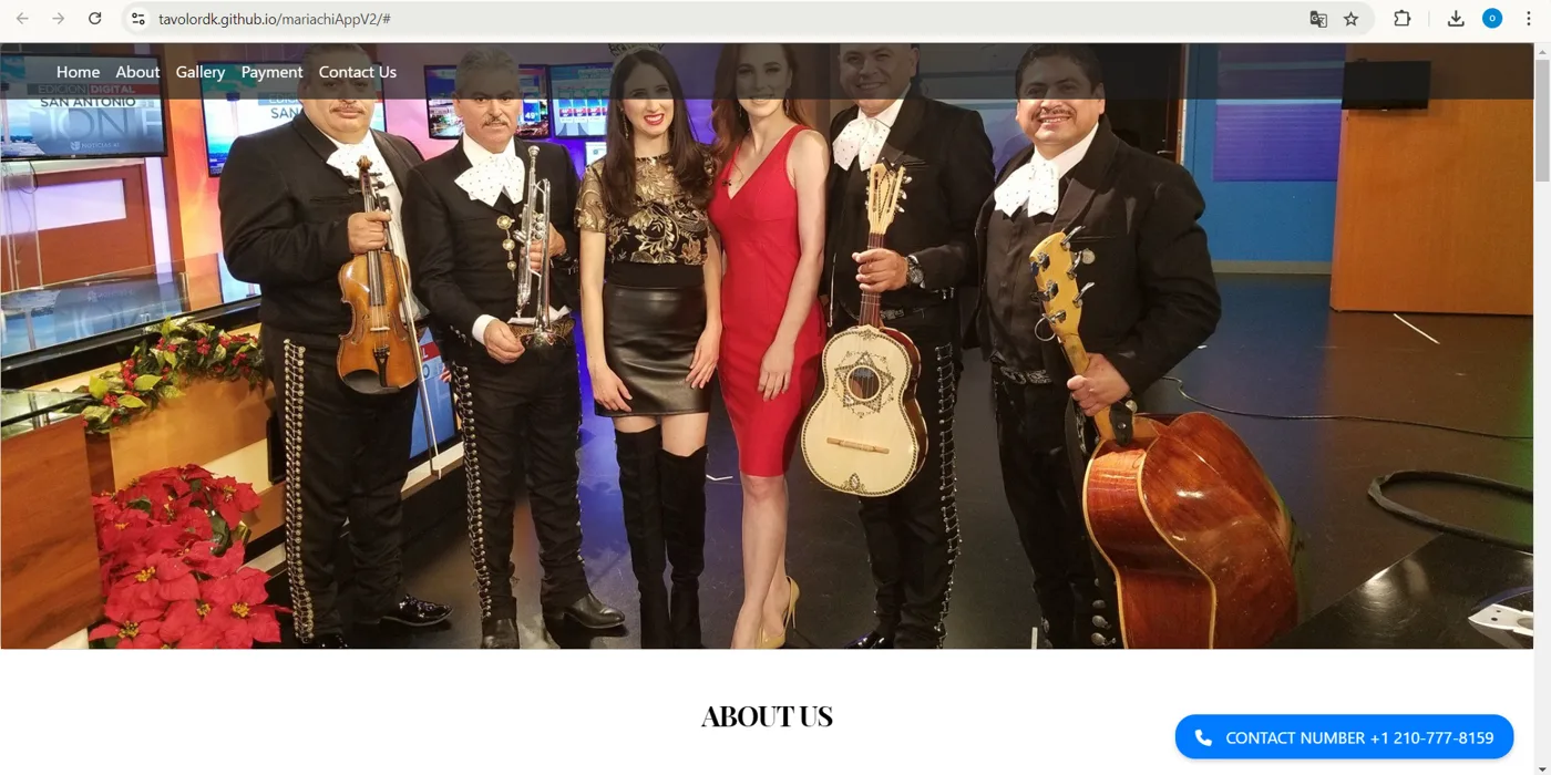 Aplicación web Mariachi App V2